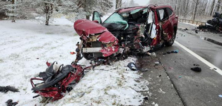 Three people dead after head-on collision in Tioga County